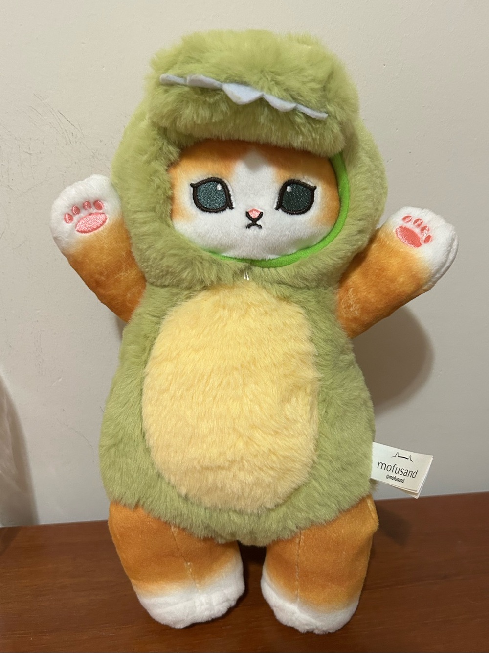 Mofusand Dinosaur Orange Cat Plush